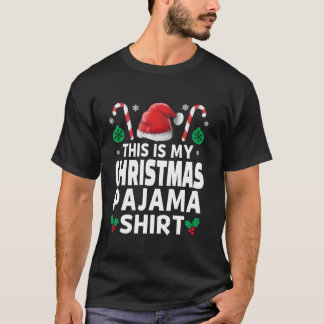 Camiseta Estos son mis Navidades Pajama Funny Hombres Mujer