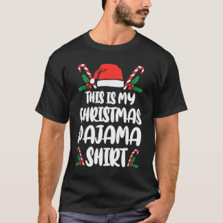 Camiseta Estos son mis Navidades Pajama Funny Xmas