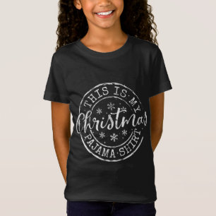 Camiseta Estos son mis Navidades Pajama Funny Xmas
