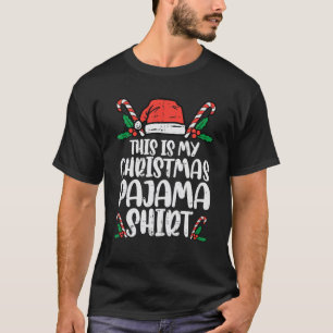 Camiseta Estos Son Mis Navidades Pajama Funny Xmas Pjs Homb