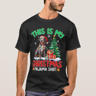 Camiseta Estos son mis Navidades Pajama Great Dane Perg Ave
