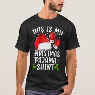 Camiseta Estos son mis Navidades Pajama Santa Boys Niños Ho