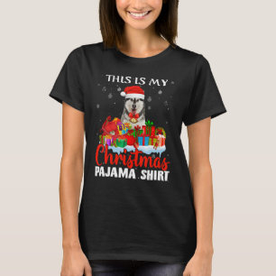 Camiseta Estos son mis Navidades Pajama Shirt Alaskan Malam