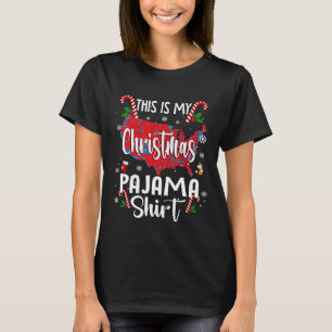 Camiseta Estos son mis Navidades Pajama Shirt Funny Trump 2