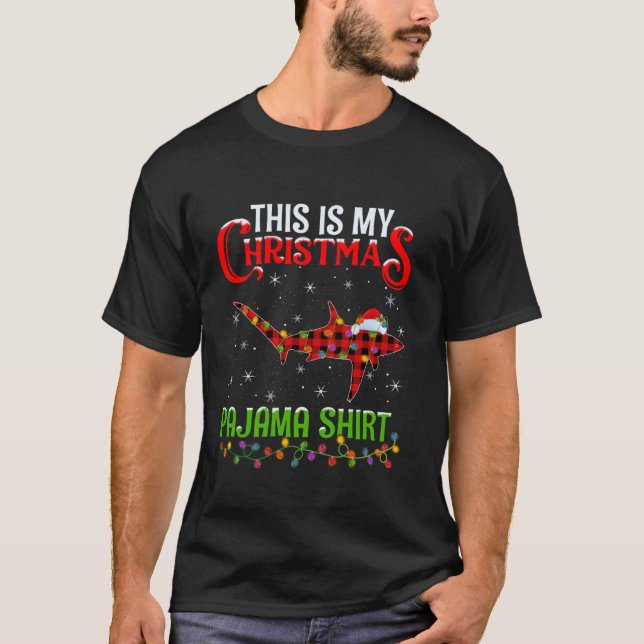Camiseta Estos son mis Navidades Pajama Shirt Thresher Shar (Anverso)