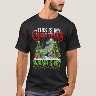 Camiseta Estos son mis Navidades Pajama Spinosaurus Navidad