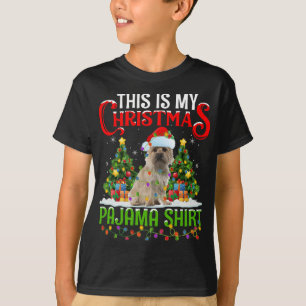Camiseta Estos son mis Navidades Pajama Terrier Perro Navid