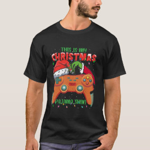 Camiseta Estos son mis Navidades Pajama Video Game Gamers B