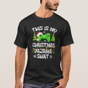 Camiseta Estos son mis Navidades Pajama Video Games Boys Me
