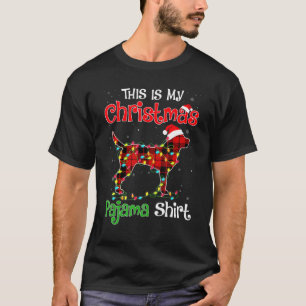Camiseta Estos son mis Navidades Perro Pajama Labrador