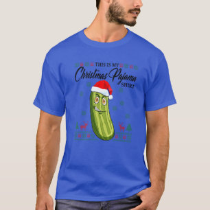 Camiseta Estos son mis Navidades Pickle Pajama Graciosament