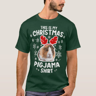 Camiseta Estos son mis Navidades Pigjama Guinea Navidades d