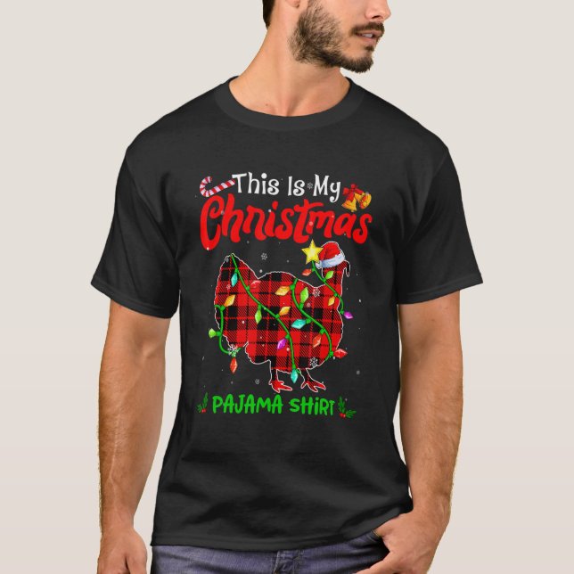 Camiseta Estos son mis Navidades, Turquía Pajama Buffalo Pl (Anverso)