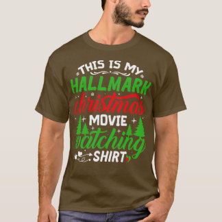 Camiseta Estos son mis Navidades viendo TShirt 1