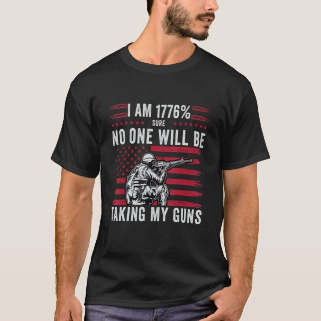 Camiseta Estoy 1776 Seguro De Que Nadie Me Está Tocando Las (Anverso)