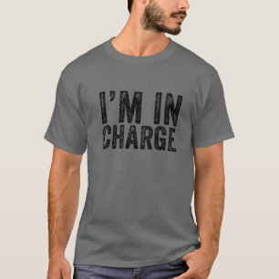 Camiseta Estoy a cargo del humor gracioso sarcasmo mamá esp