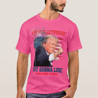 Camiseta Estoy A Prueba De Balas No Perderá A Trump 2024