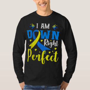 Camiseta Estoy Abajo Perfecto Síndrome Familia Concientizac
