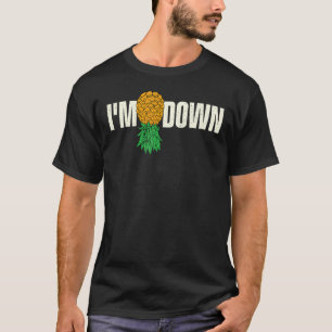 Camiseta Estoy abajo Swinging de piña Swinging de pareja