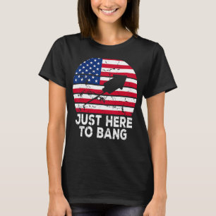 Camiseta Estoy Acá Al Bang 4 De Julio Bandera Estadounidens