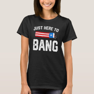 Camiseta Estoy Acá Al Bang 4 de Julio La Bandera Americana