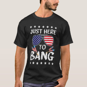Camiseta Estoy Acá Al Bang 4 De Julio Sunglass Us Flag