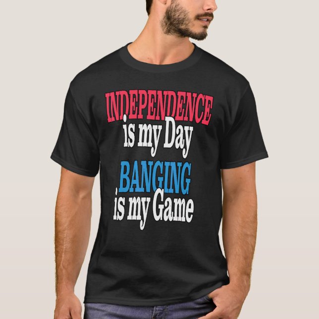 Camiseta Estoy Acá Para Bang El 4 De Julio De La Independen (Anverso)