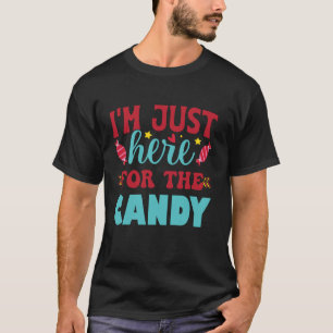 Camiseta Estoy Acá Por El Candy Funny Halloween Candy