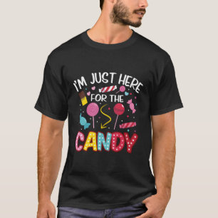 Camiseta Estoy Acá Por El Candy Halloween Lollipop Swe