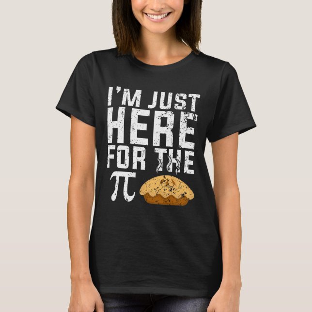 Camiseta Estoy Acá Por El Pie Math (Anverso)