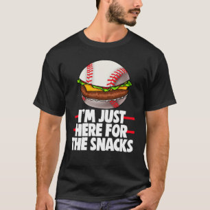 Camiseta Estoy Acá Por Los Aperitivos Y Los Hombres De Burg