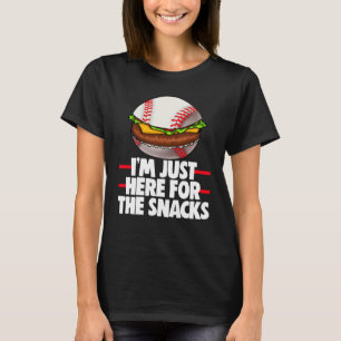 Camiseta Estoy Acá Por Los Aperitivos Y Los Hombres De Burg