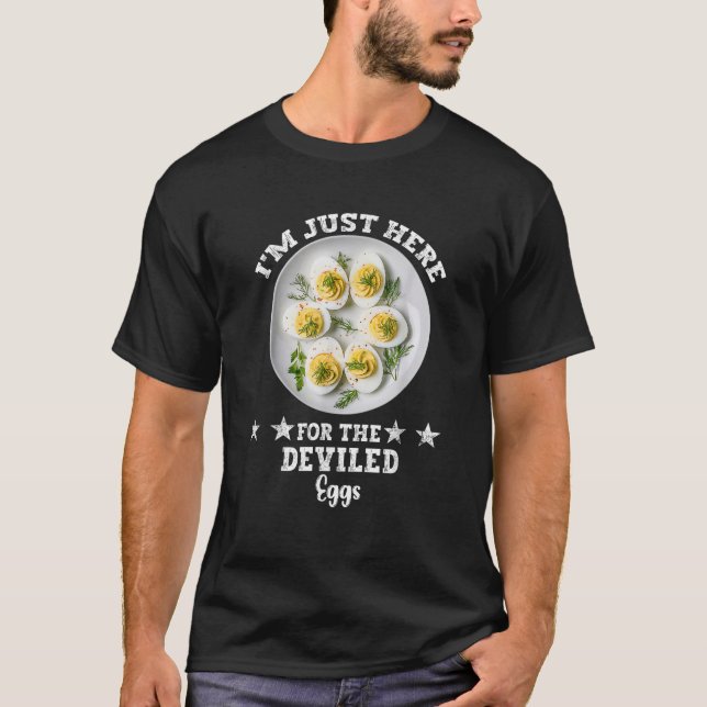 Camiseta Estoy Acá Por Los Huevos Desviados (Anverso)