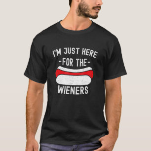 Camiseta Estoy Acá Por Los Wieners 4 De Julio