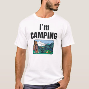 CAMISETA estoy acampando
