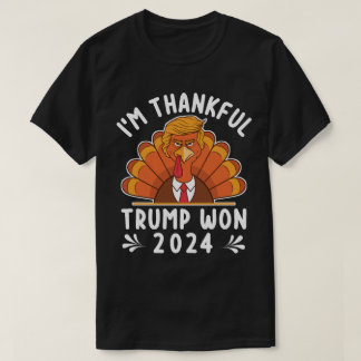 Camiseta Estoy agradecido de que Trump ganara 2024