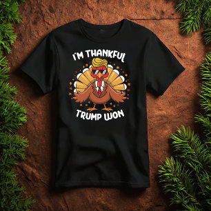 Camiseta Estoy agradecido de que Trump ganara el Día de Acc