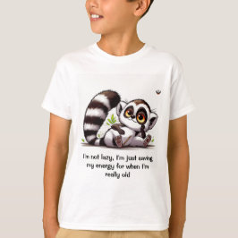 Camiseta Estoy ahorrando energía a mis hijos unisex