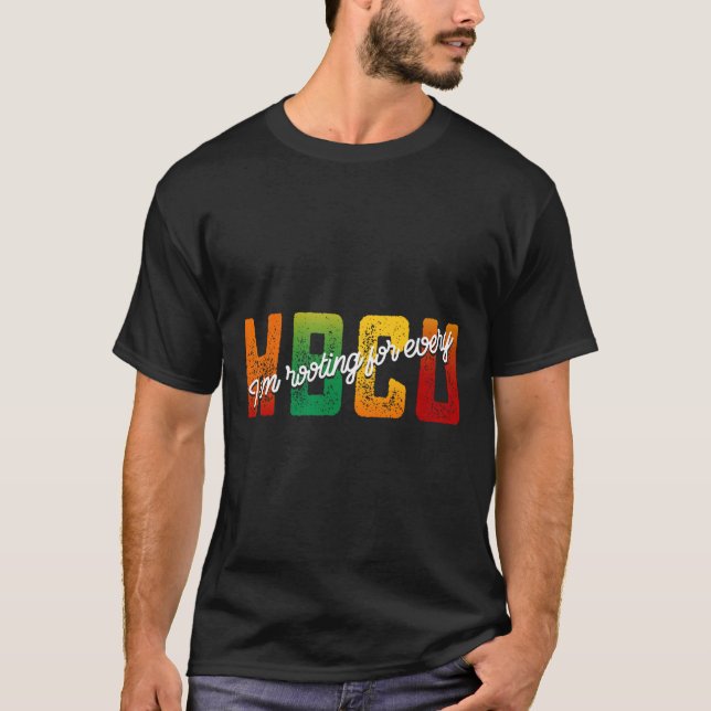Camiseta Estoy alentando cada mes de historia negra hbcu St (Anverso)