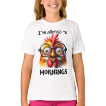 ¡Estoy alérgico a las mañanas!