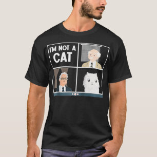 Camiseta Estoy aquí en vivo No soy un gato gracioso abogado