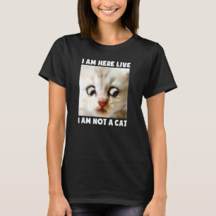Camiseta Estoy Aquí En Vivo No Soy Un Meme De Cat Lawyer