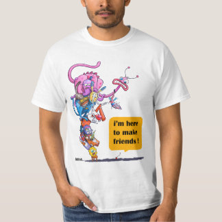 Camiseta ¡Estoy aquí hacer a amigos!