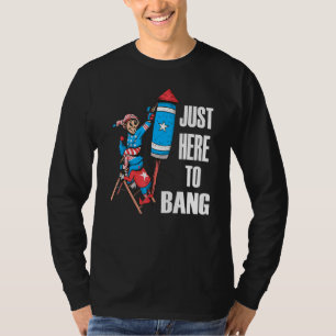 Camiseta Estoy Aquí Para Bang Gnomes 4 De Julio Bandera Est