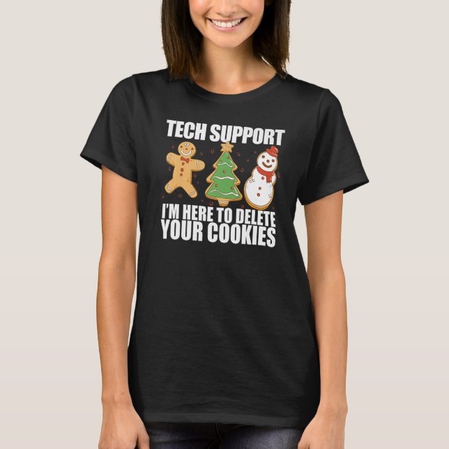 Camiseta ESTOY AQUÍ PARA BORRAR TU Cod DE desarrolladores w (Anverso)