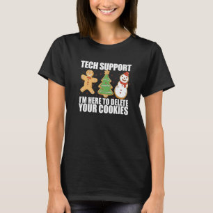 Camiseta ESTOY AQUÍ PARA BORRAR TU Cod DE desarrolladores w