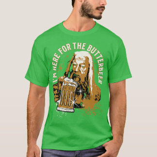Camiseta Estoy aquí para el Asistente para beber cerveza de
