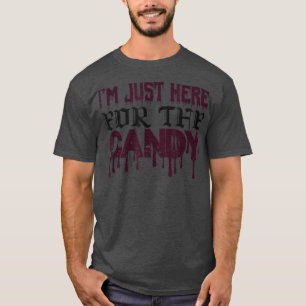 Camiseta Estoy Aquí Para El Candy Creep It Real Happy Hallo