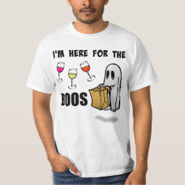 Camiseta Estoy aquí para el fantasma divertido de Halloween