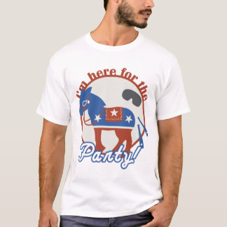 Camiseta ¡Estoy aquí para el fiesta!